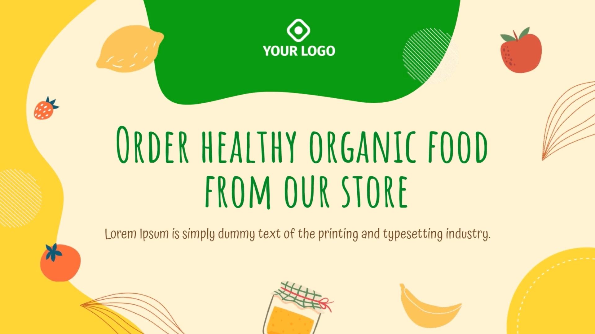 Order Healthy Organic Food